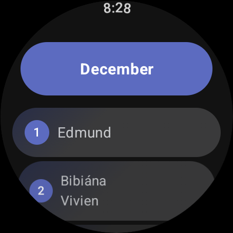 Calendar: Names and Birthdays Screenshot 19