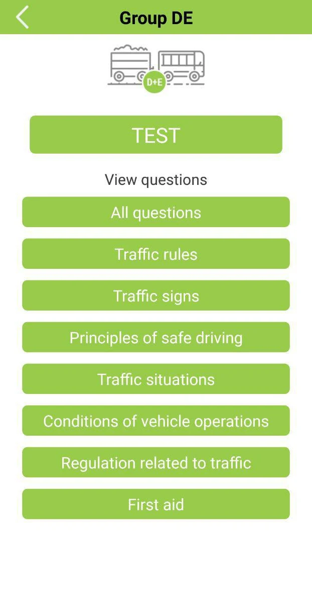 Driving school tests (CZ) Screenshot 2 