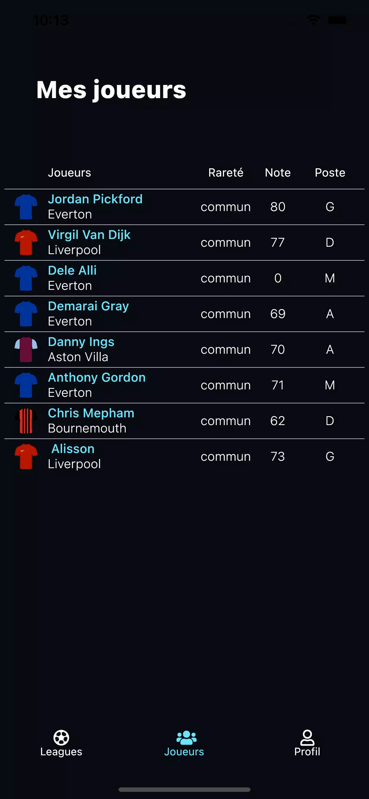 SporTheos Fantasy Football Screenshot 6 