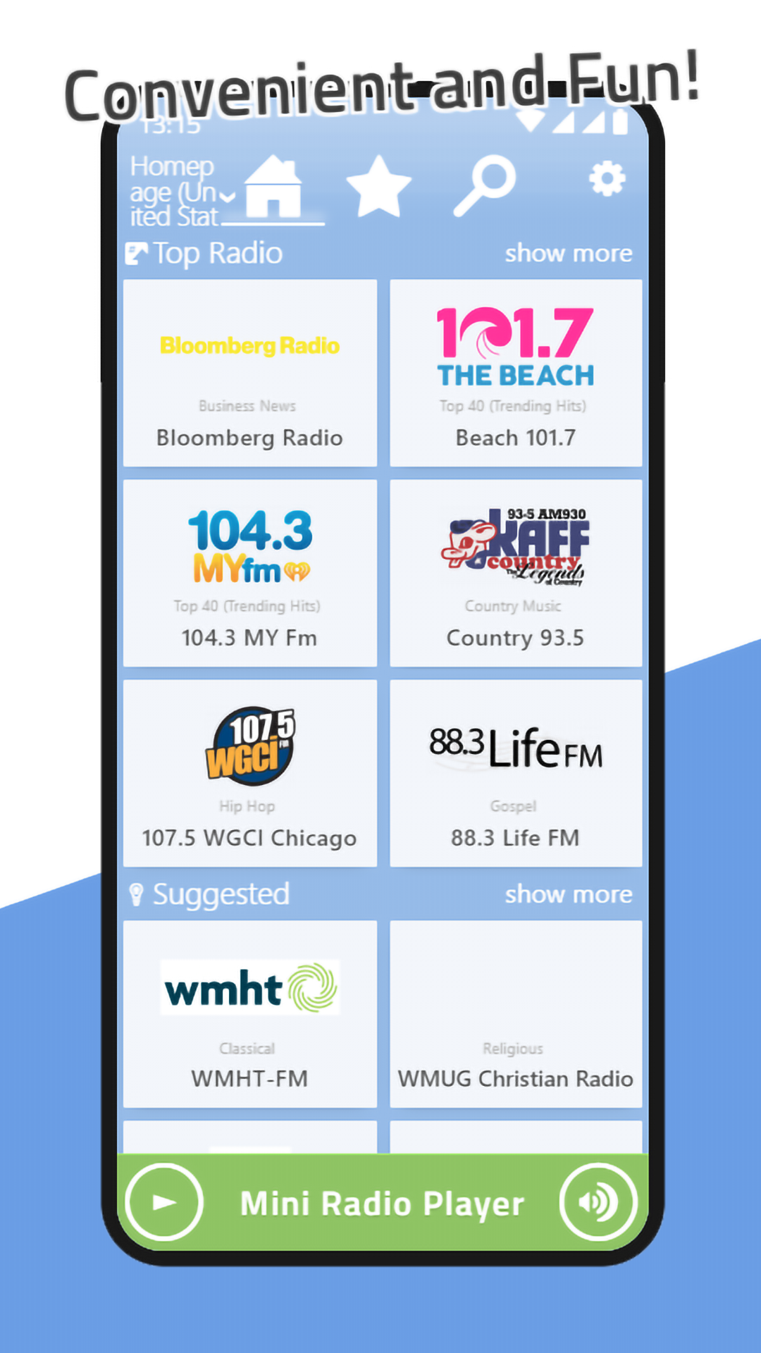 Mini Radio Player Screenshot 1 
