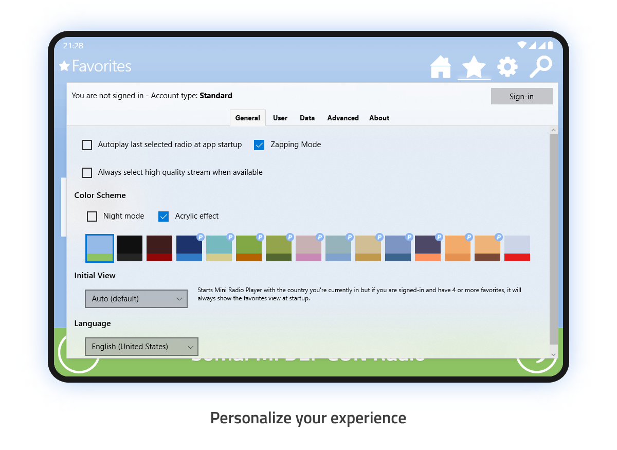 Mini Radio Player Screenshot 12 