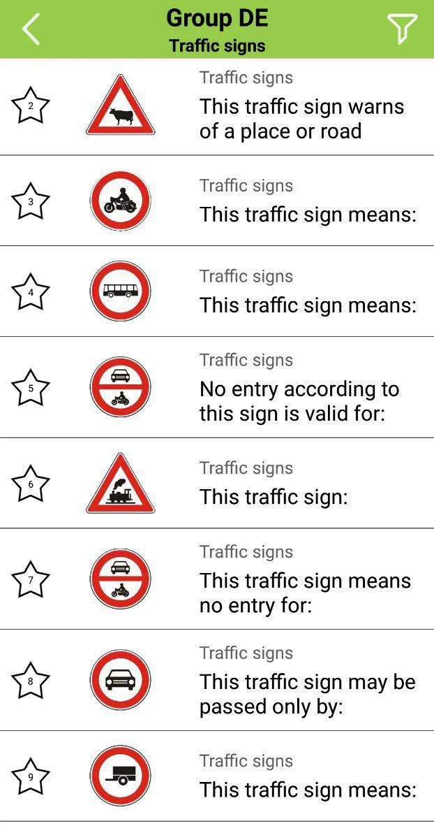Driving school tests (CZ) Screenshot 3 