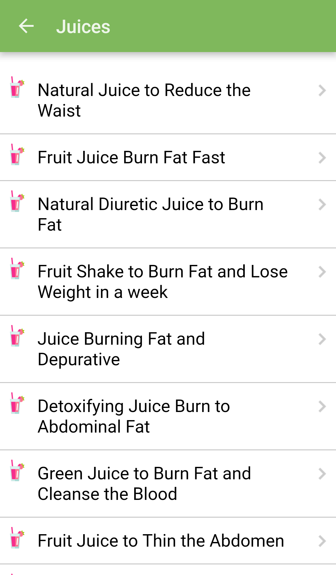 Weight Loss Juice Screenshot 2