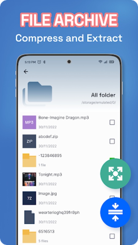ZIP, RAR: File Compressor Screenshot 6