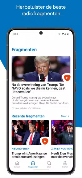VRT Radio 1 Screenshot 2 