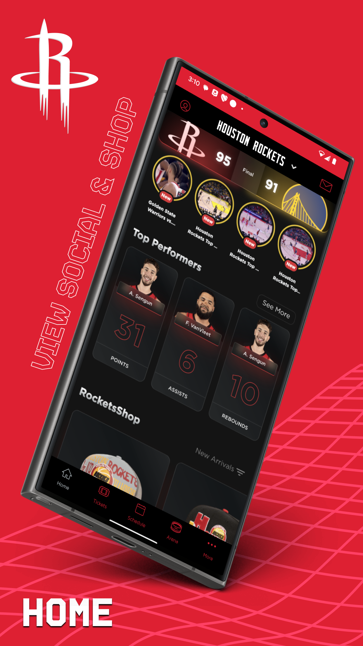 Houston Rockets Screenshot 1