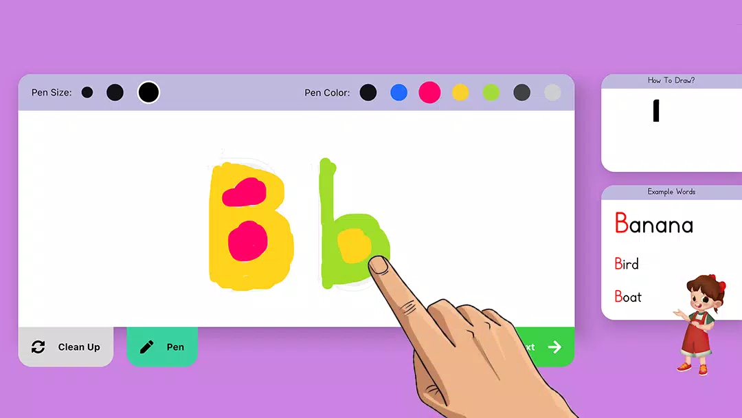 Alphabet - Learn by Drawing Screenshot 2