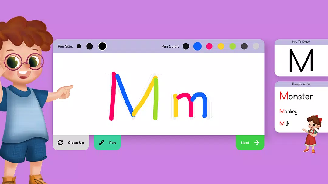 Alphabet - Learn by Drawing Screenshot 3
