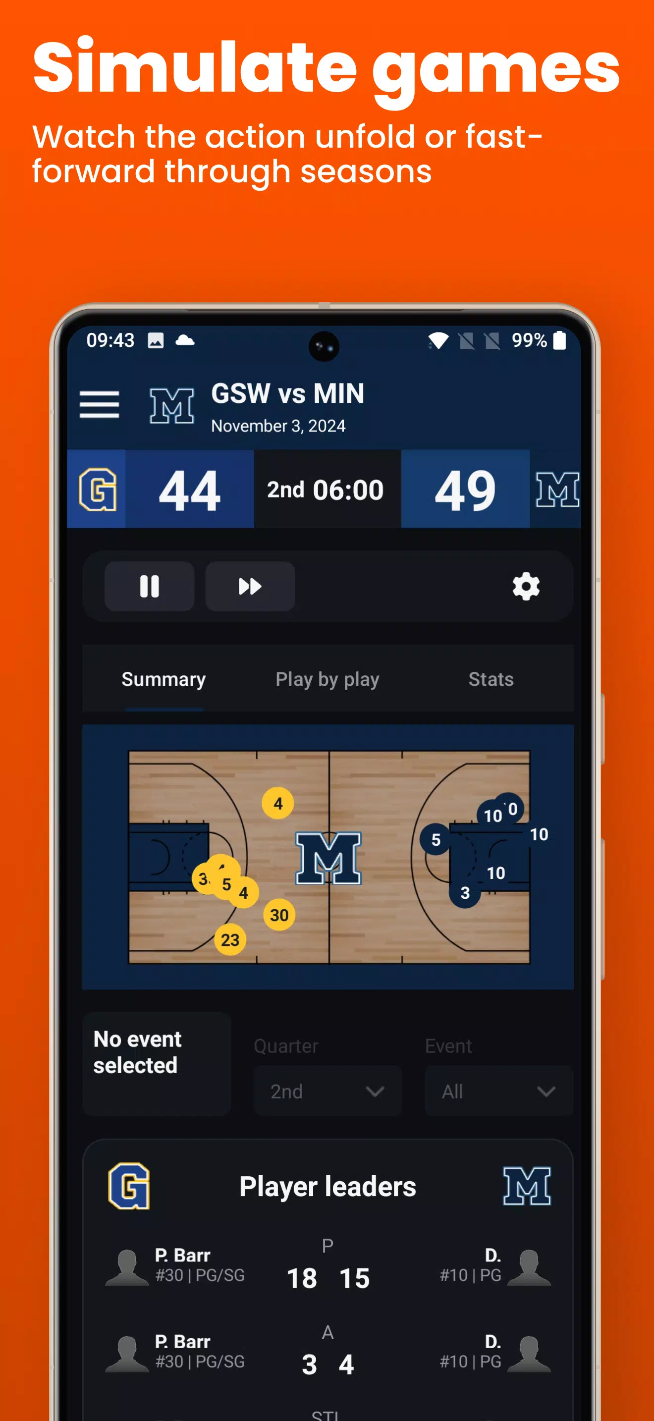Basketball Legacy Manager 26 Screenshot 2 