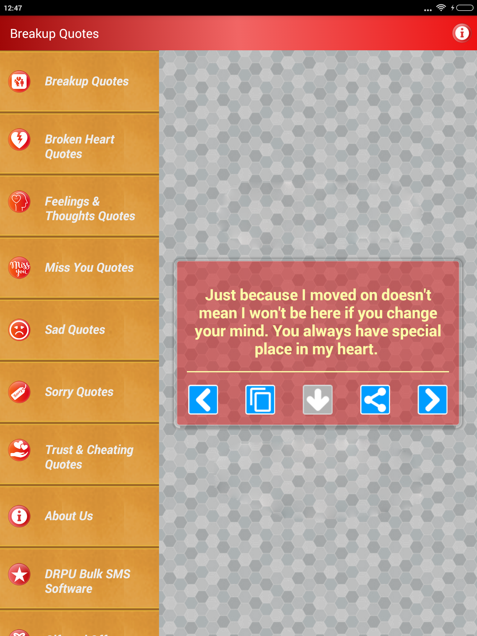 Sad & Broken Heart Pain Status Screenshot 10