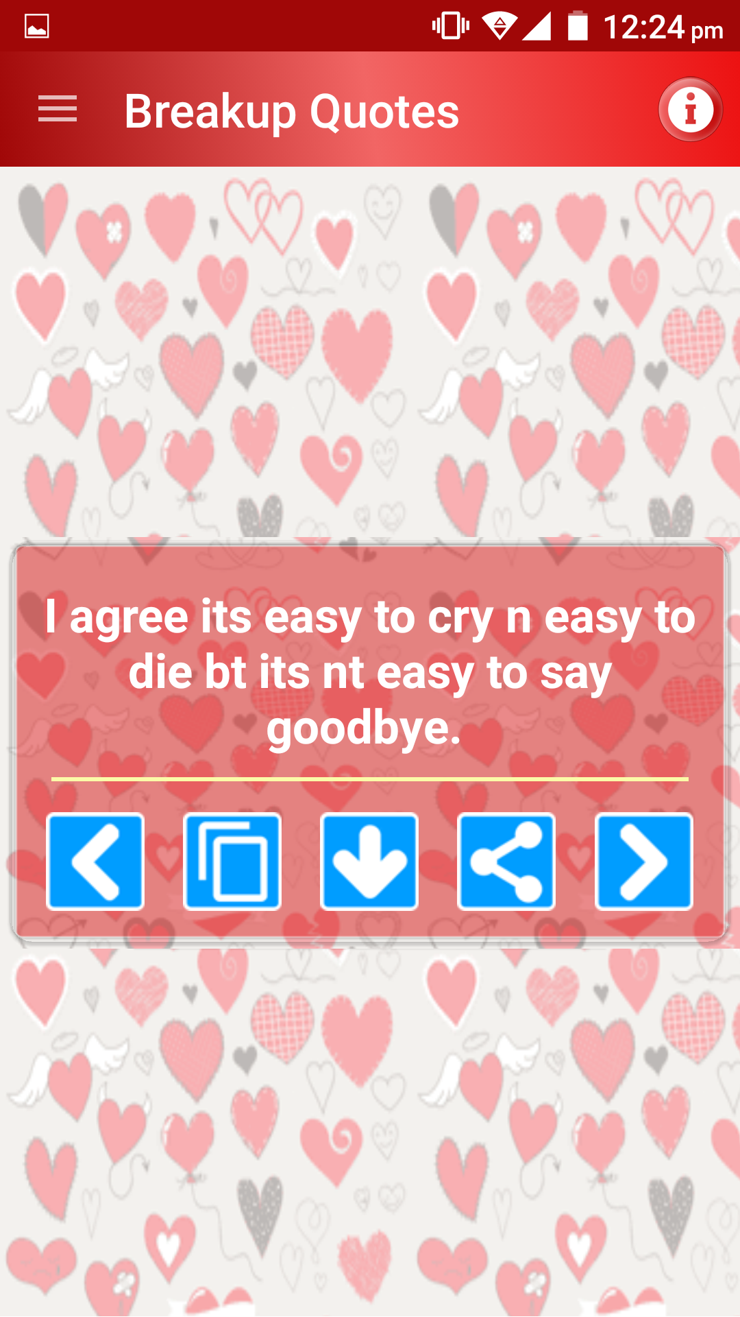 Sad & Broken Heart Pain Status Screenshot 3