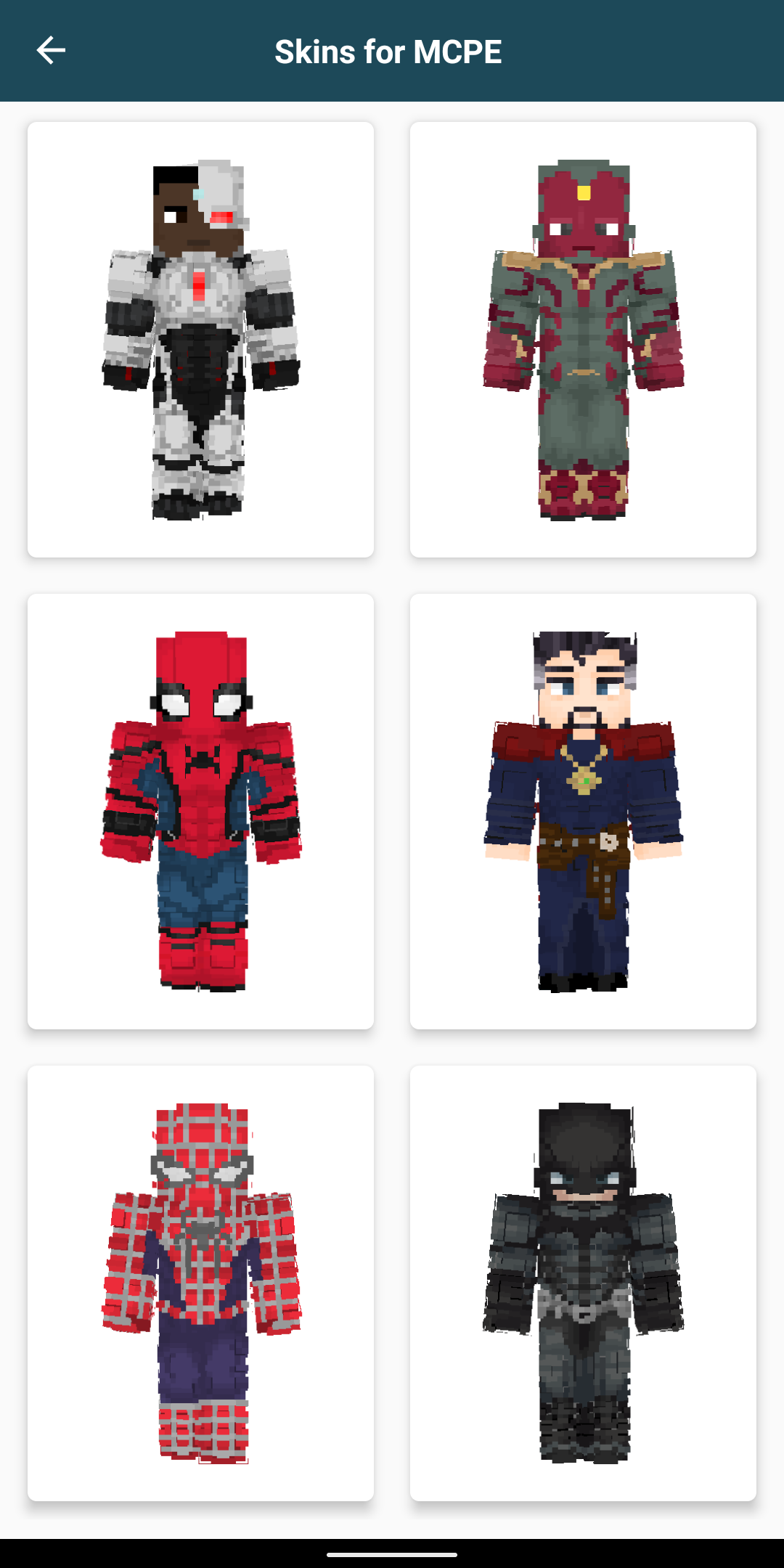 Superhero Skins for Minecraft Screenshot 3