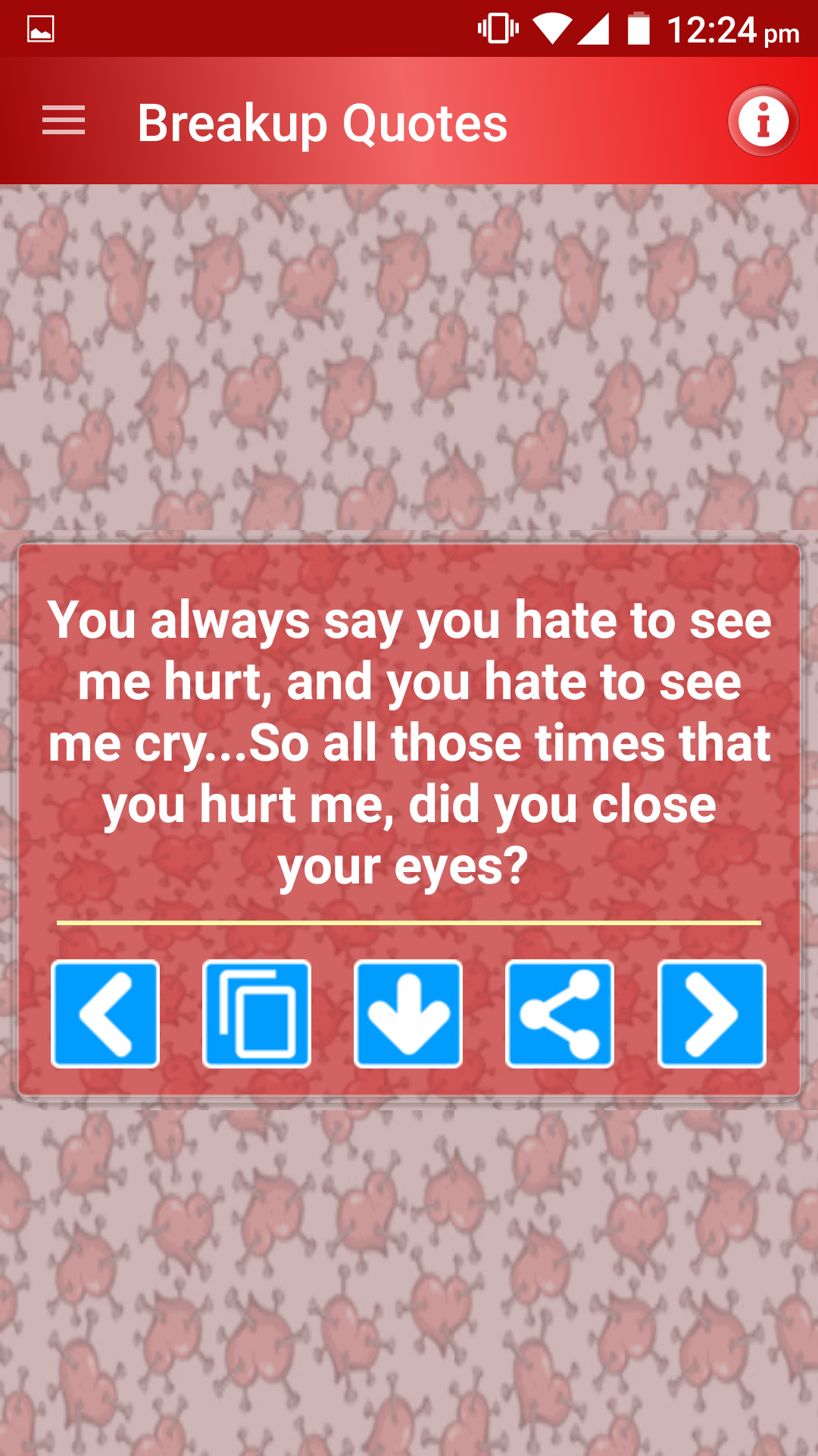 Sad & Broken Heart Pain Status Screenshot 4