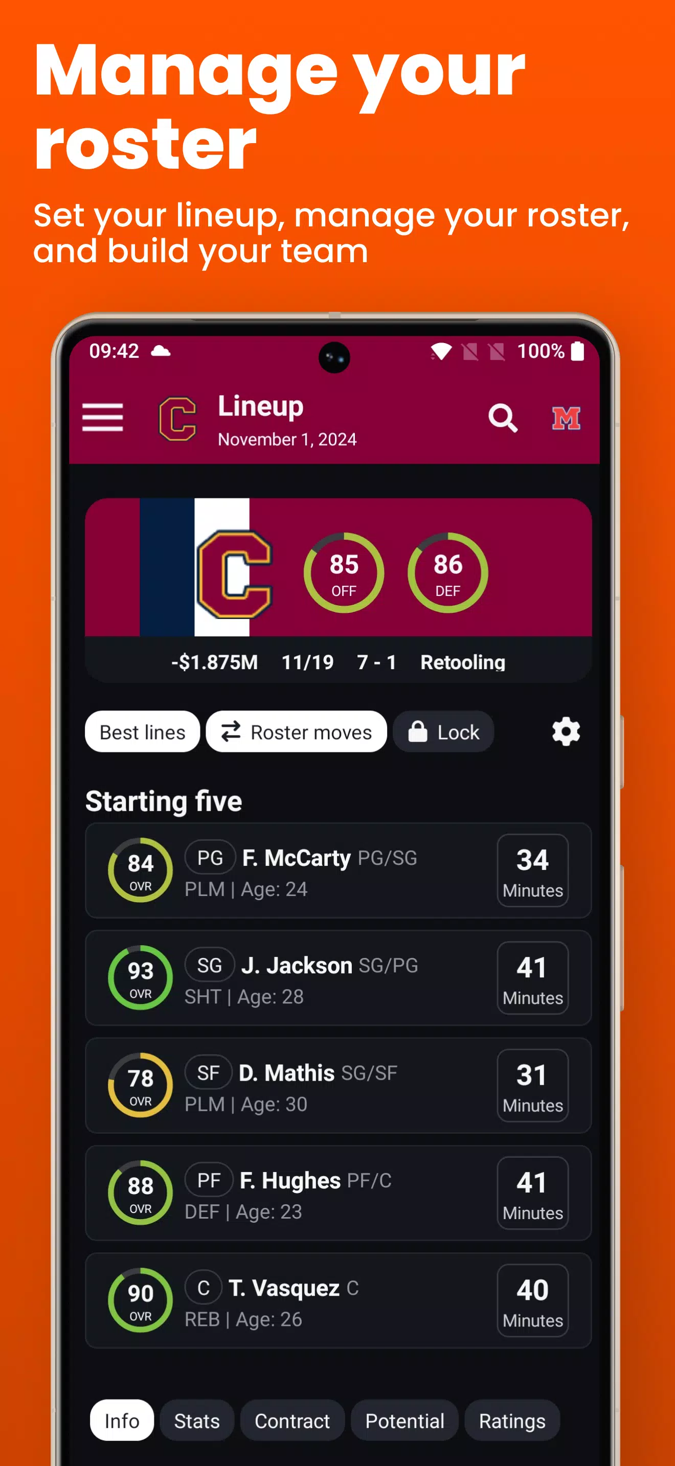 Basketball Legacy Manager 26 Screenshot 1 
