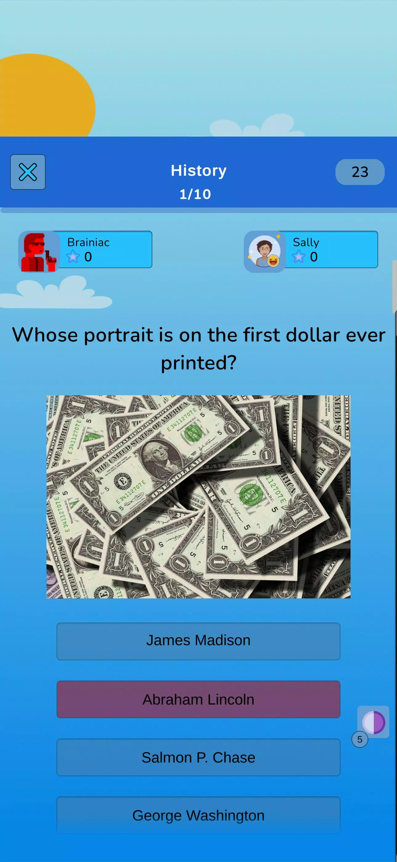 United States Knowledge Quiz Screenshot 3 