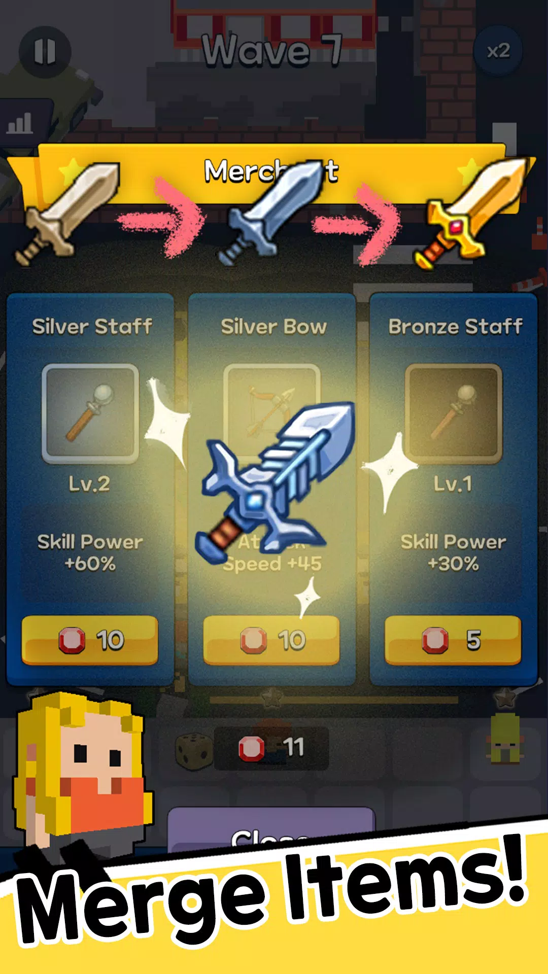 Merge Merge Defense : Survival Screenshot 5 