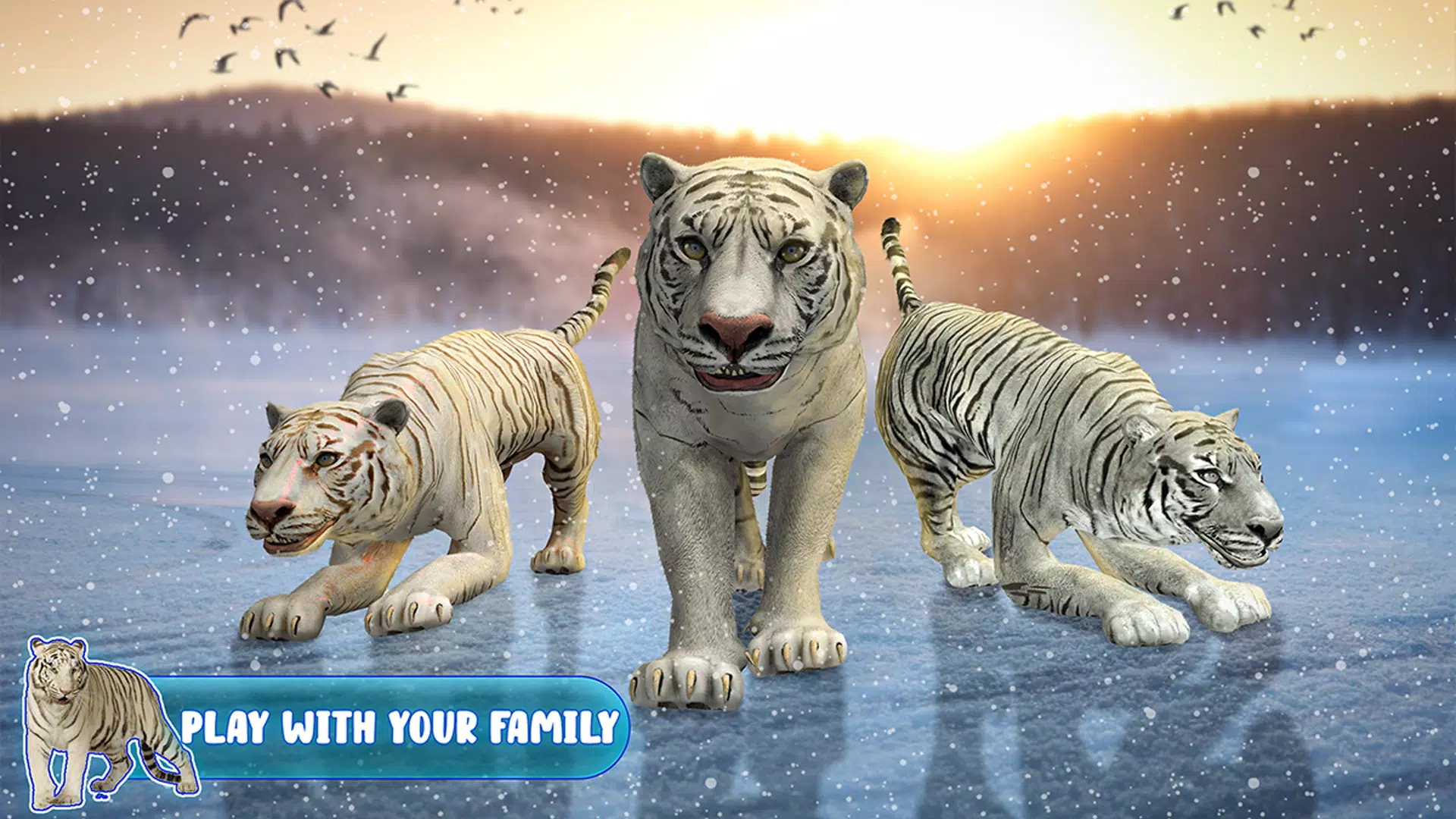 Snow Tiger Game Family Survive Screenshot 4 