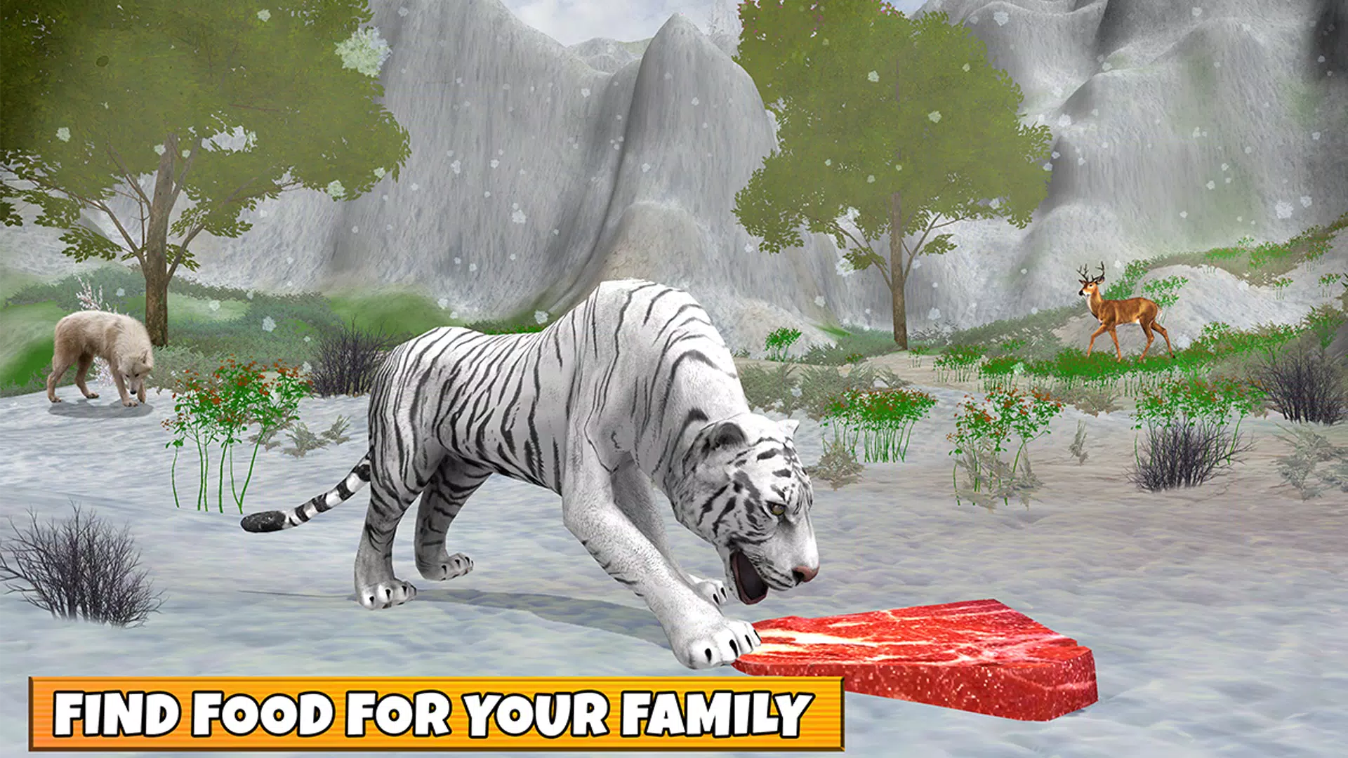 Snow Tiger Game Family Survive Screenshot 5 