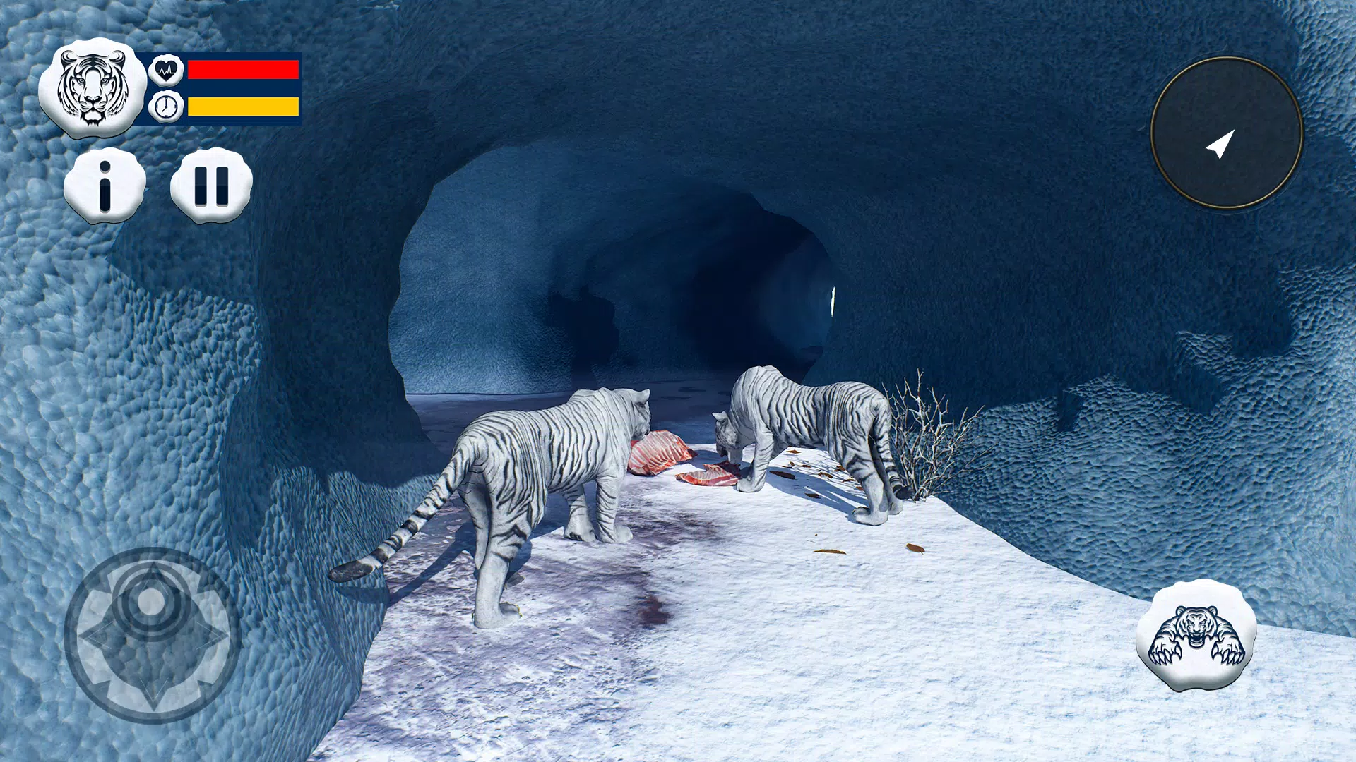 Snow Tiger Game Family Survive Screenshot 1 