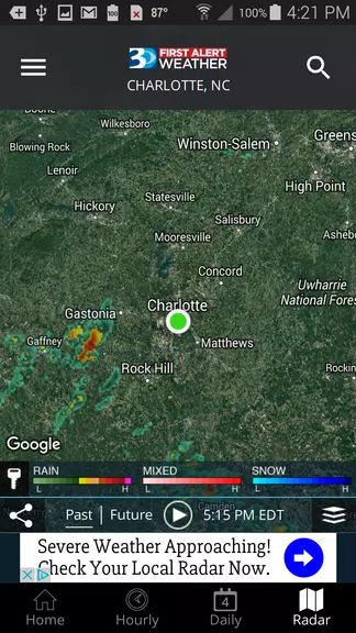 WBTV First Alert Weather Screenshot 2