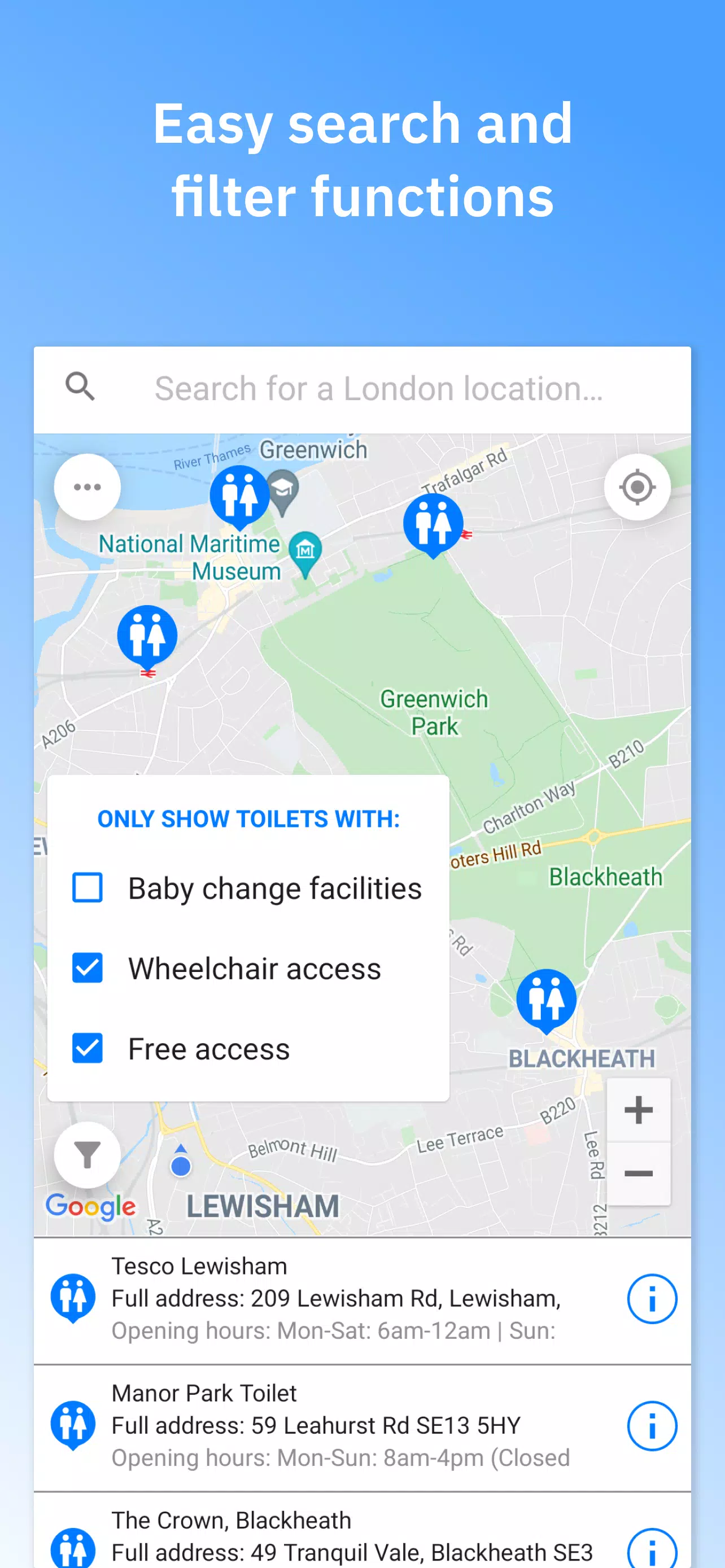 Toilets4London Screenshot 5