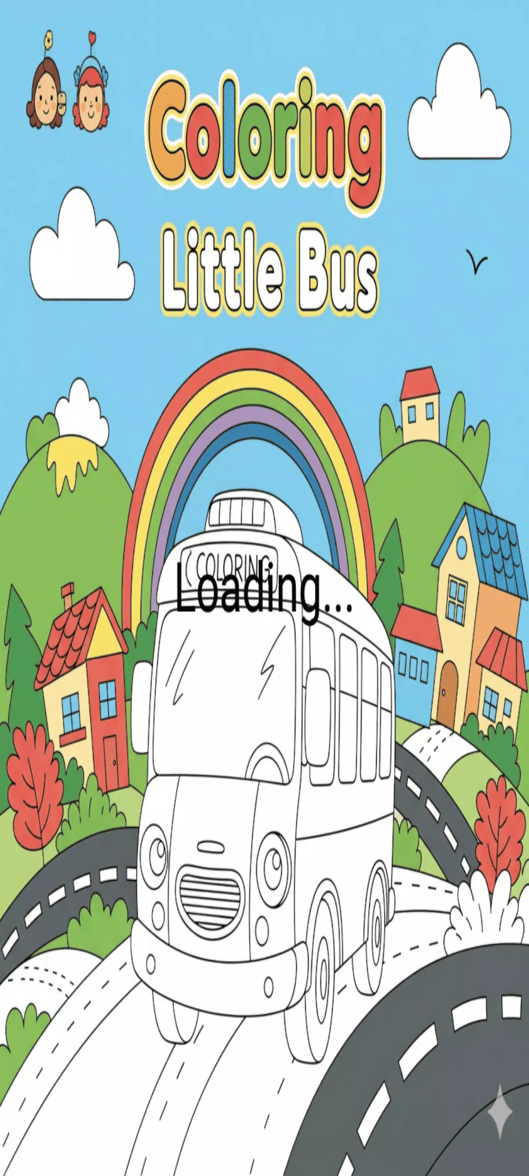 Little Bus Coloring Screenshot 1