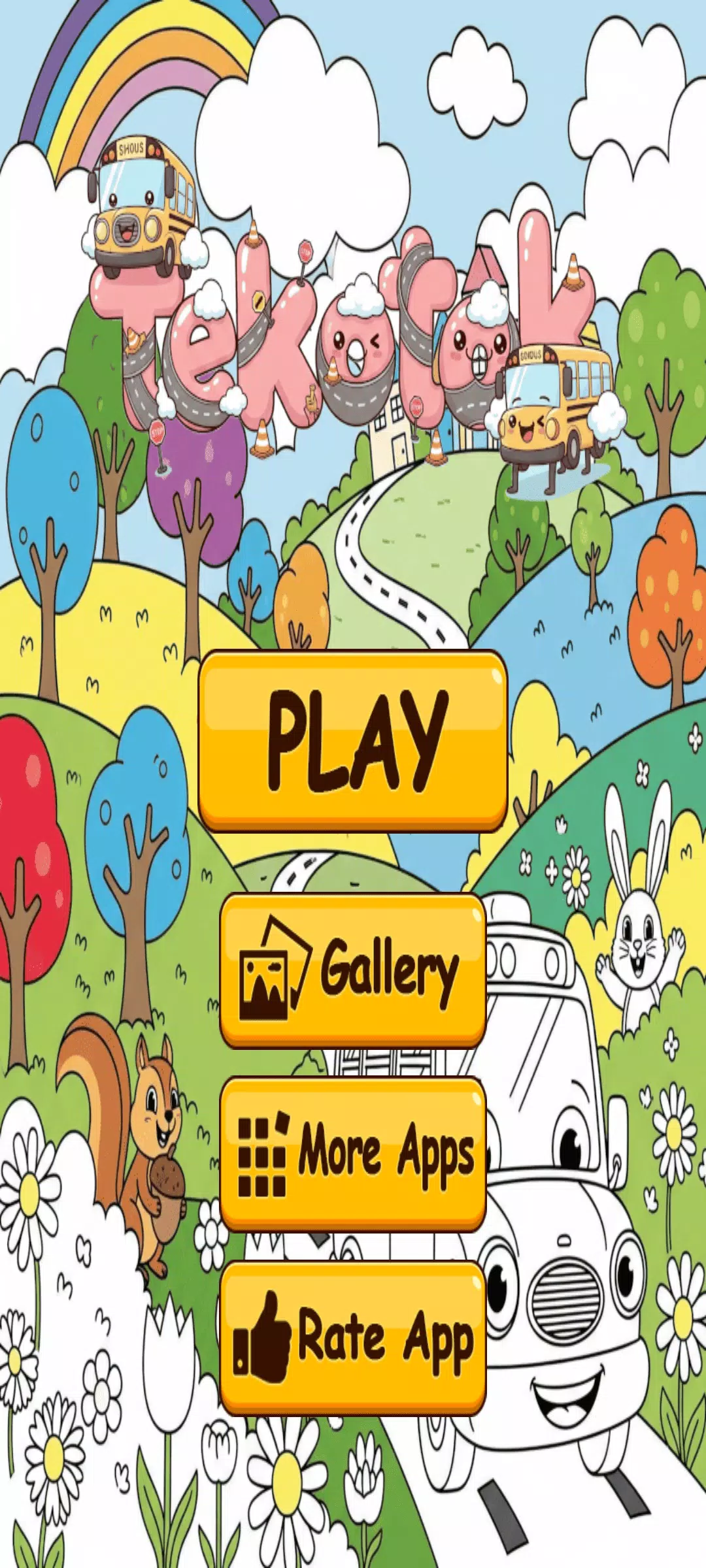 Little Bus Coloring Screenshot 2