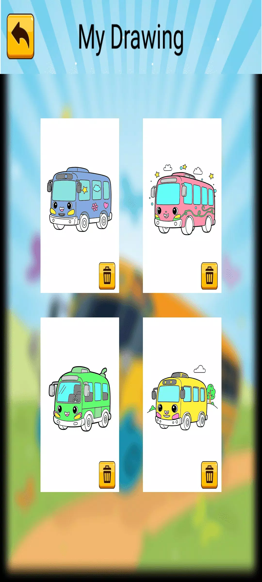 Little Bus Coloring Screenshot 8