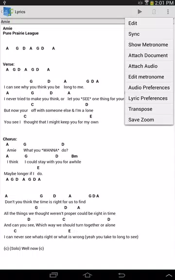 Setlist Helper and Song Book Screenshot 4