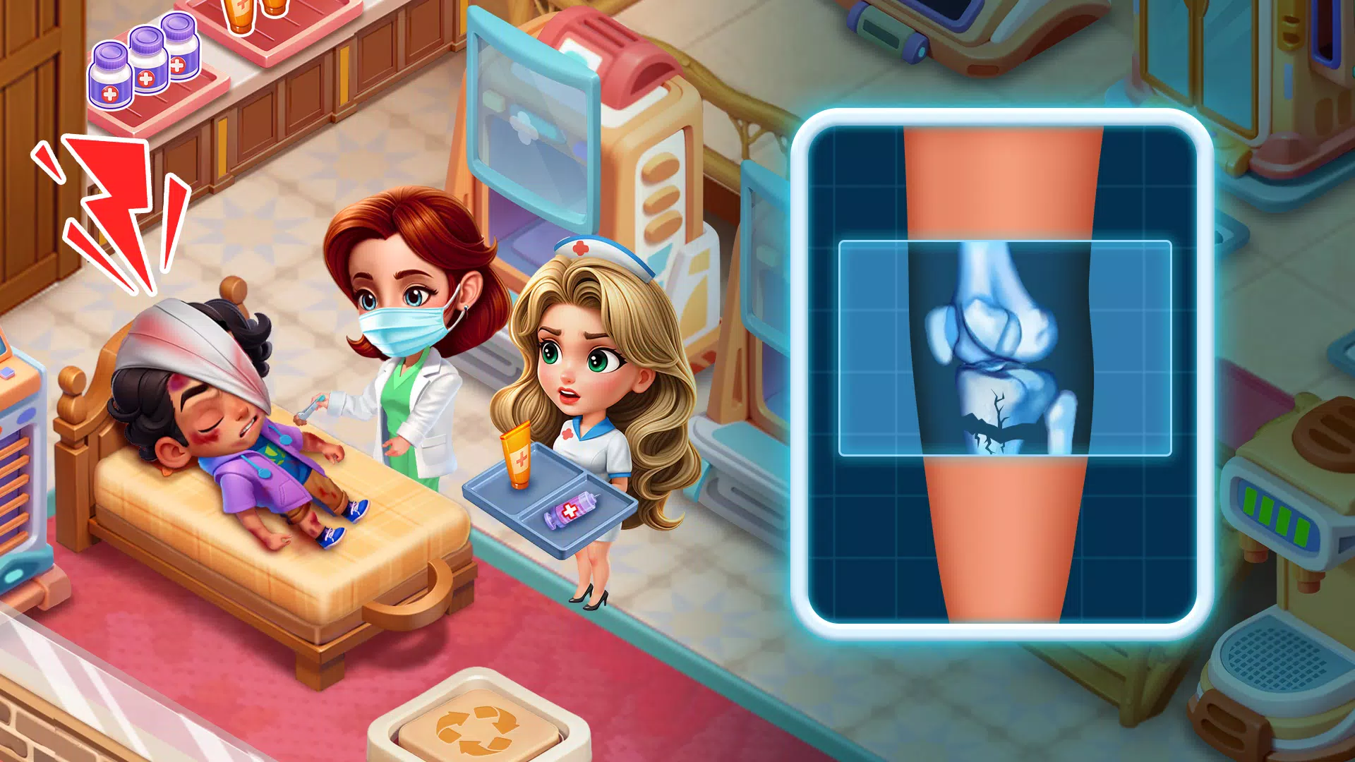 Nurse Rush:Hospital Game Screenshot 2