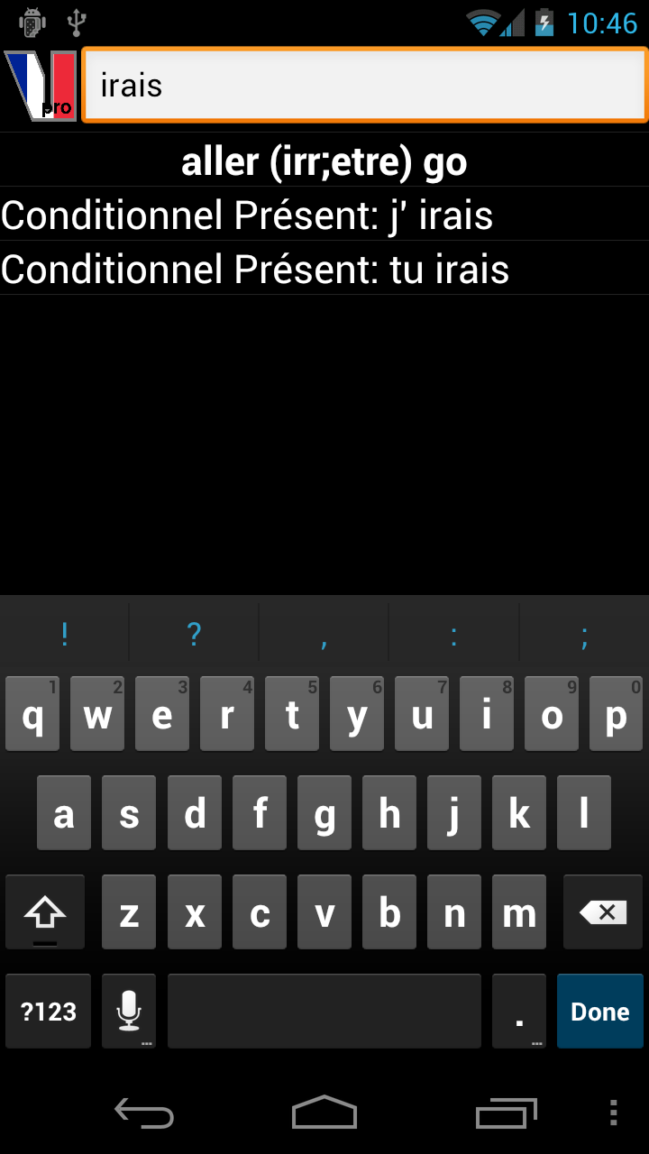French Verbs Screenshot 3 