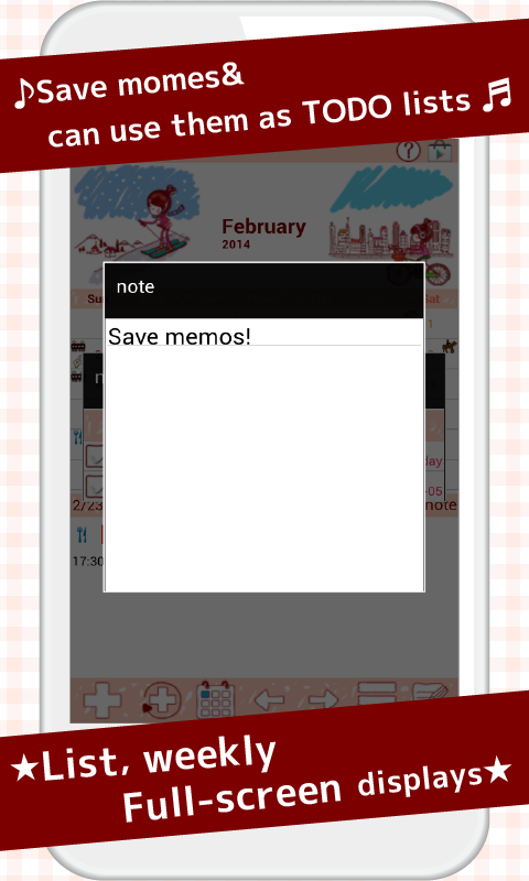 Cute Calendar Screenshot 4 