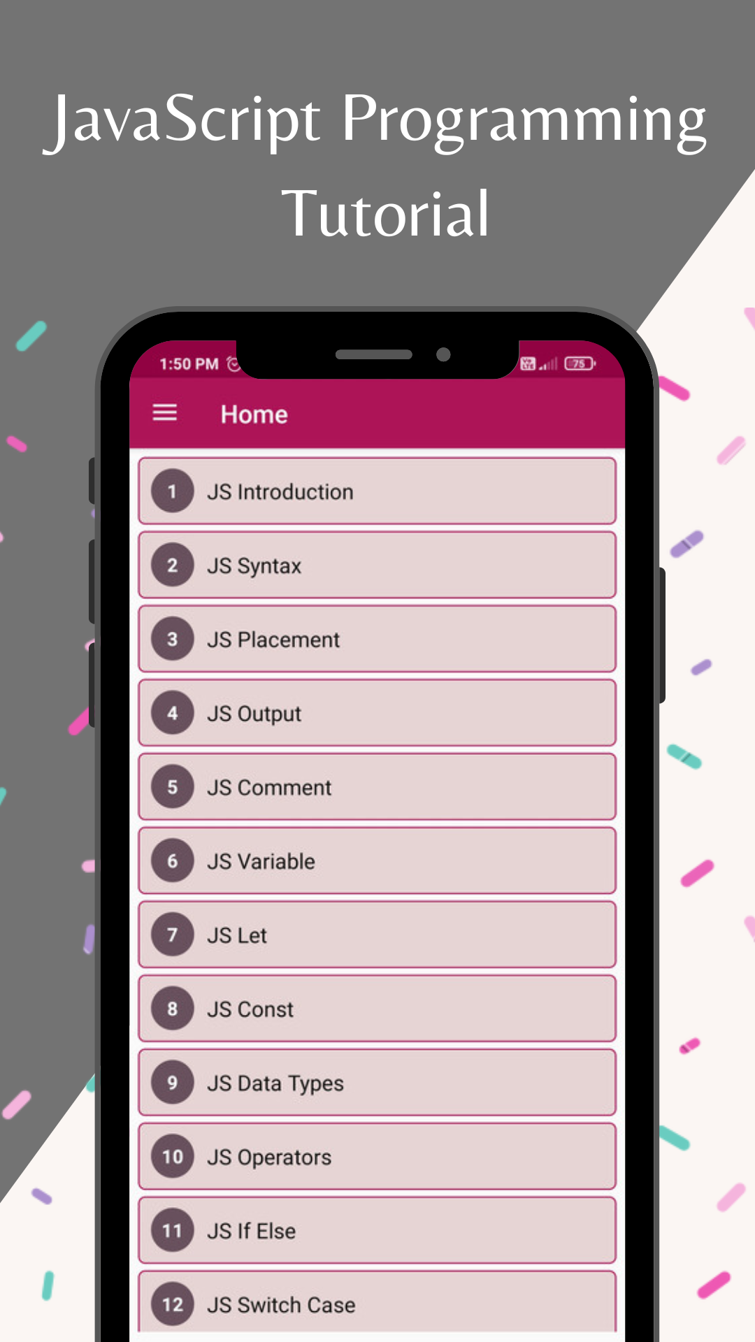 JavaScript Screenshot 1