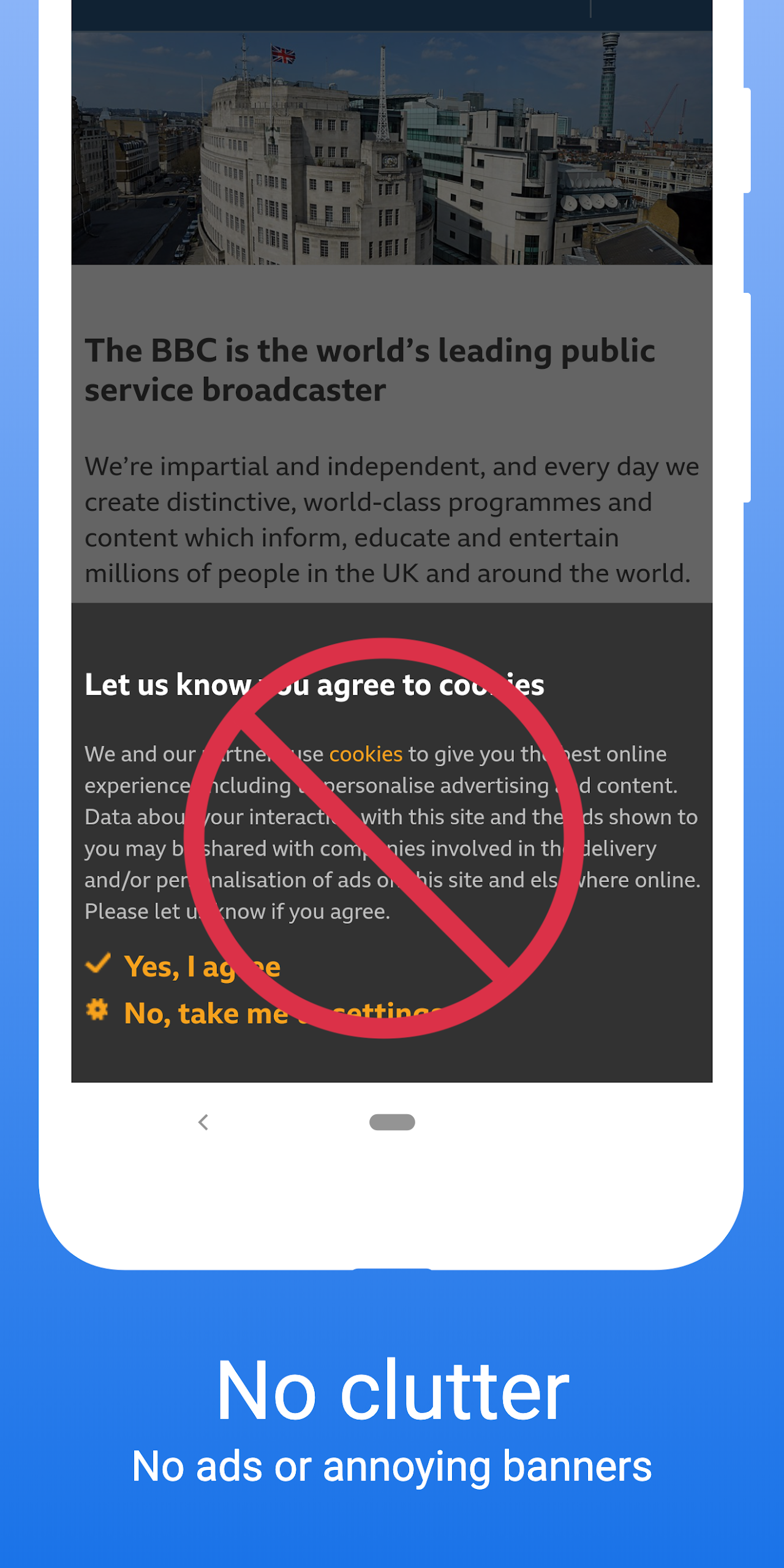 Pluma: private & fast browser Screenshot 1