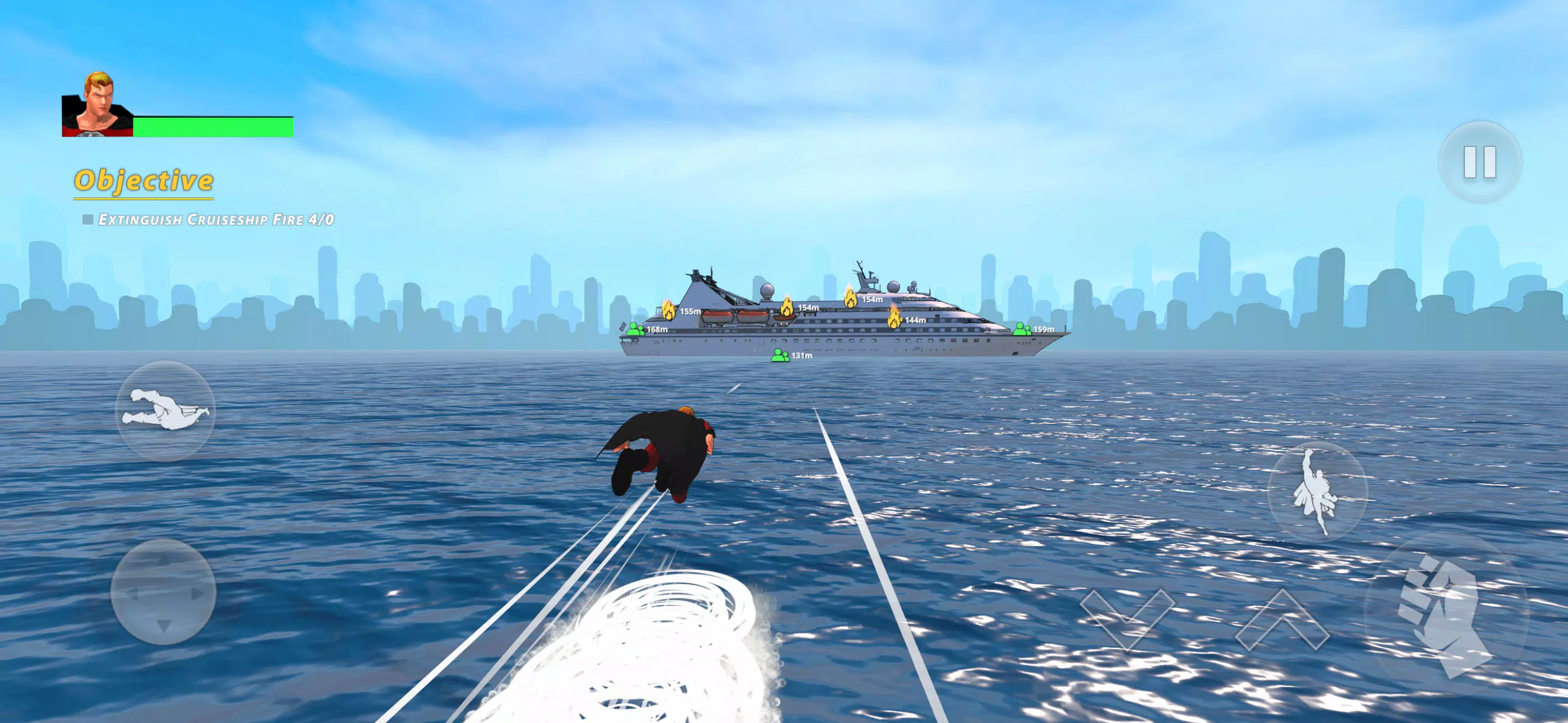 Flying Fuser Rope Fighter Hero Screenshot 8