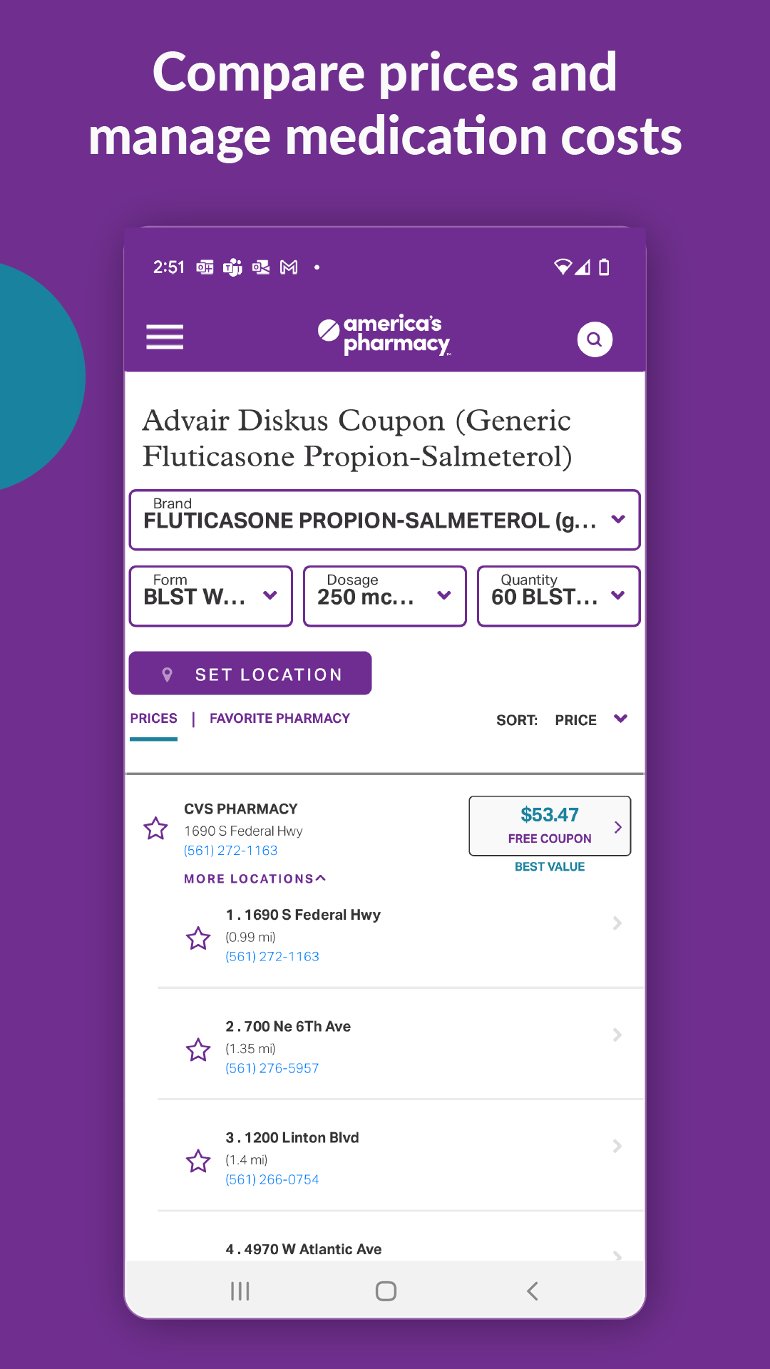 America's Pharmacy Rx Savings Screenshot 1