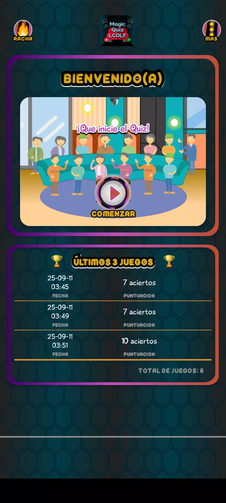 Magic Quiz LCDLF Screenshot 1 