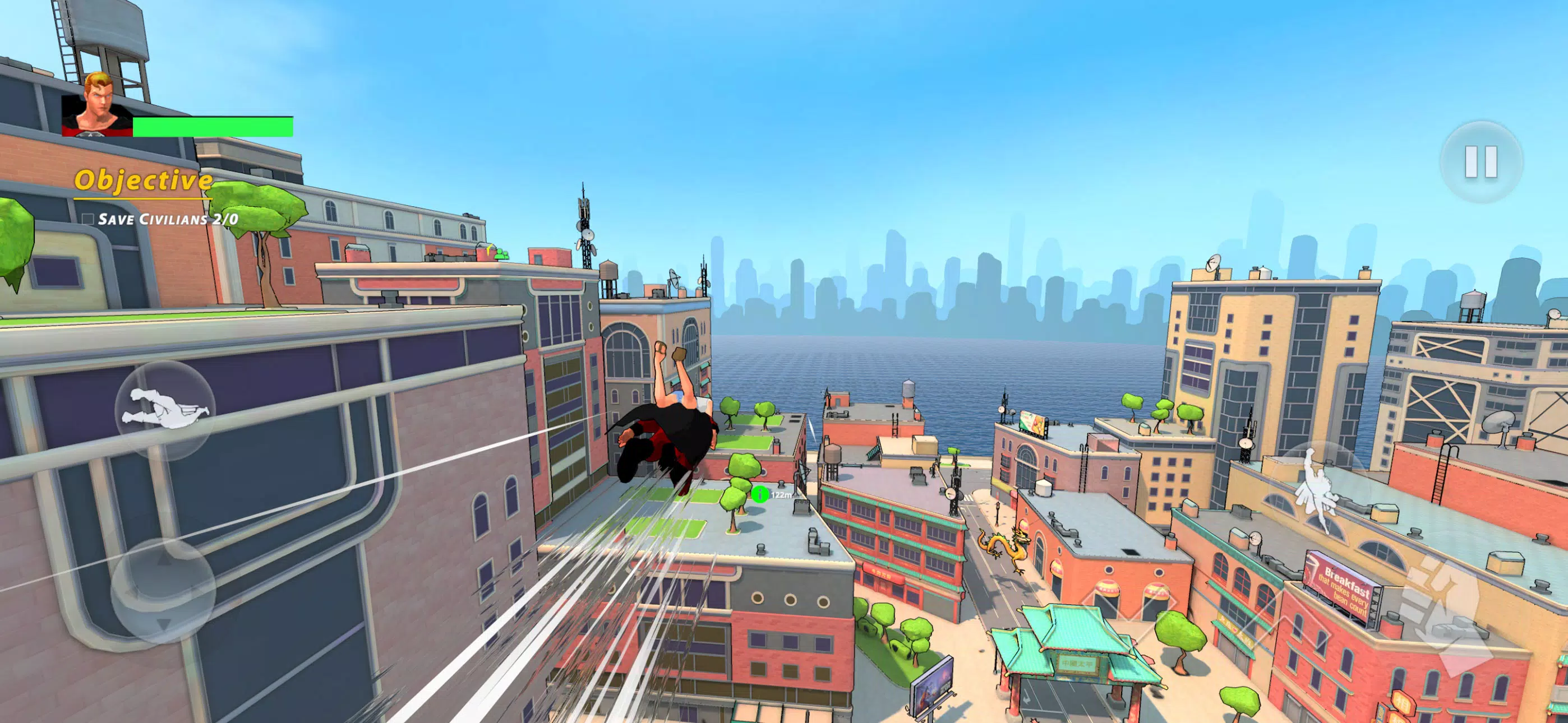 Flying Fuser Rope Fighter Hero Screenshot 4