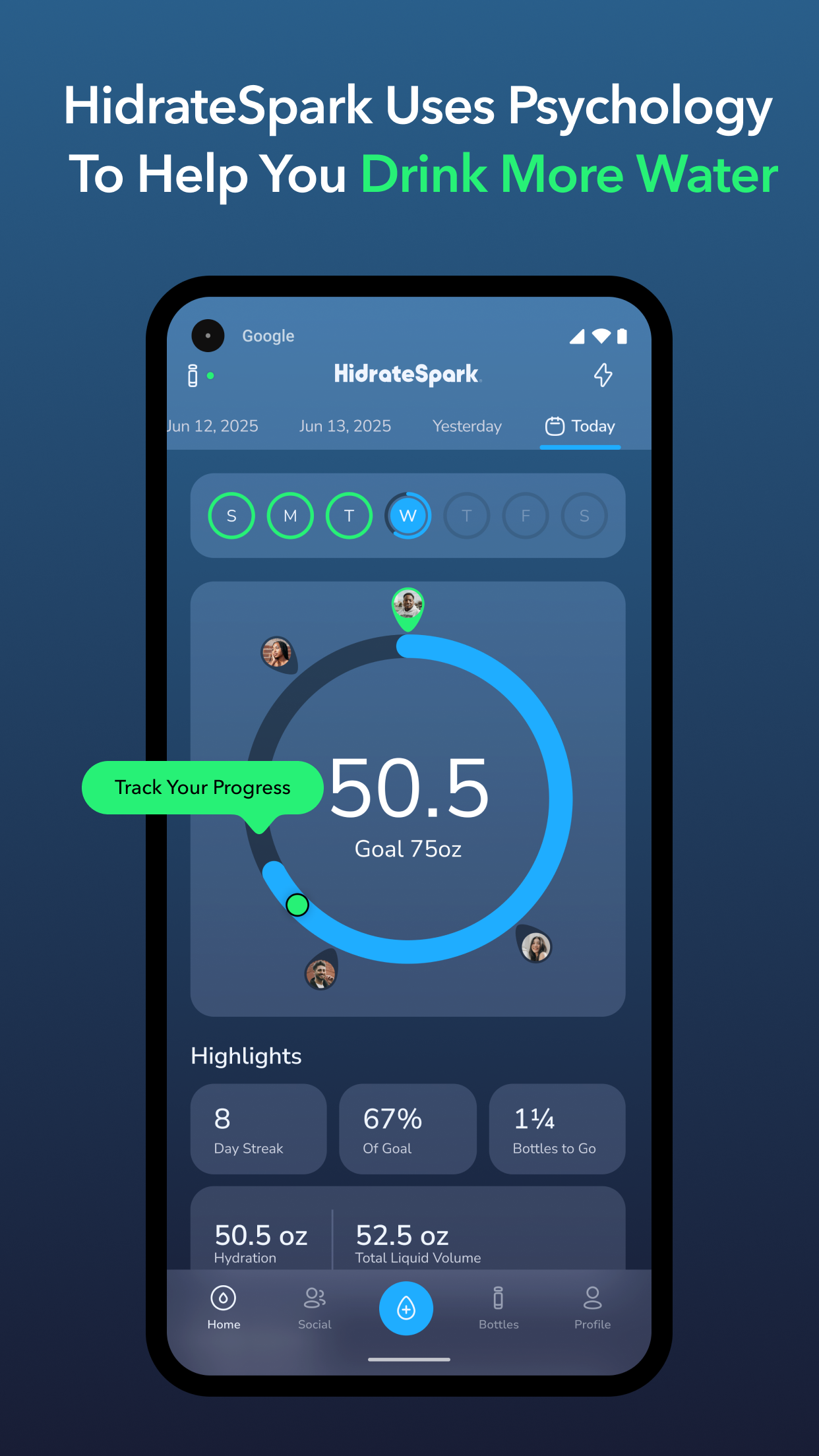 HidrateSpark Water Tracker Screenshot 1 