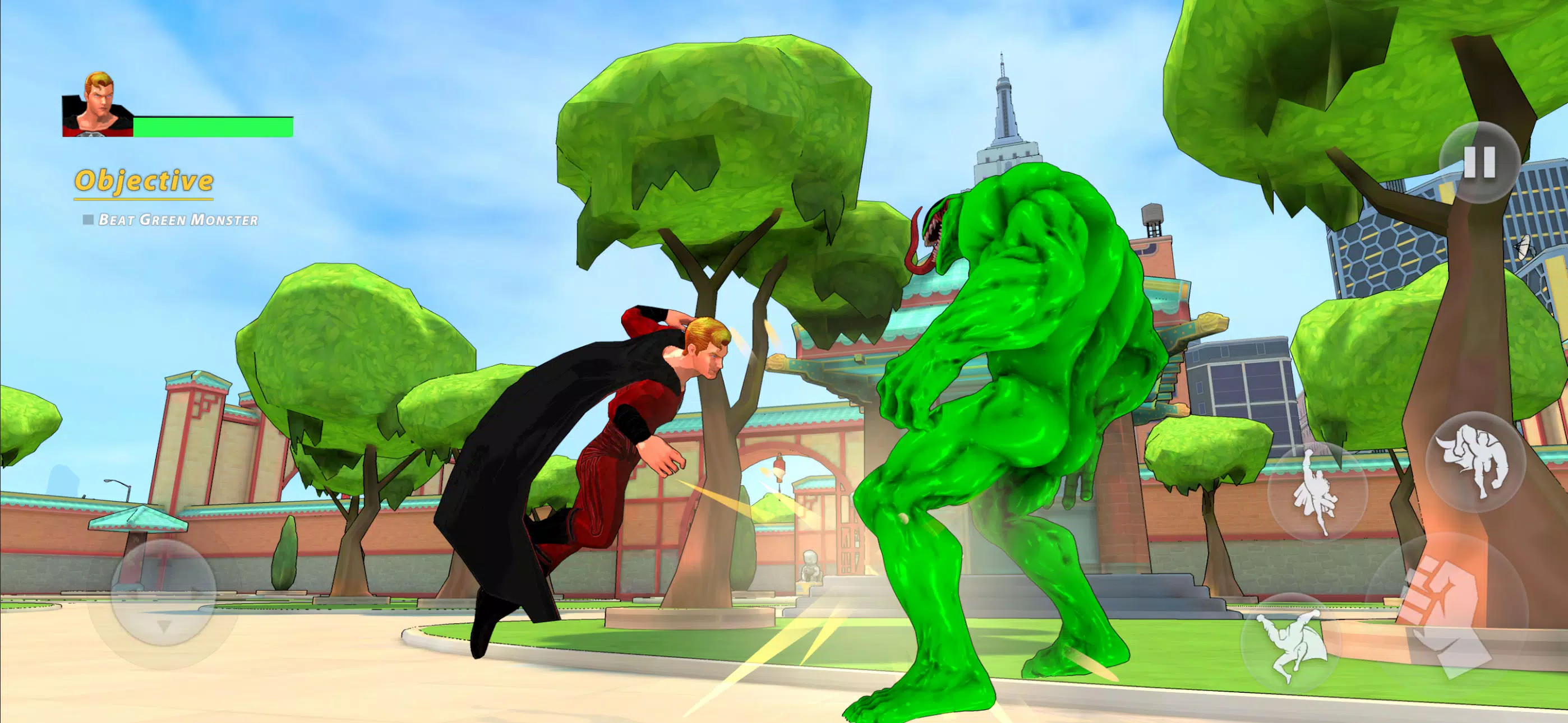 Flying Fuser Rope Fighter Hero Screenshot 6