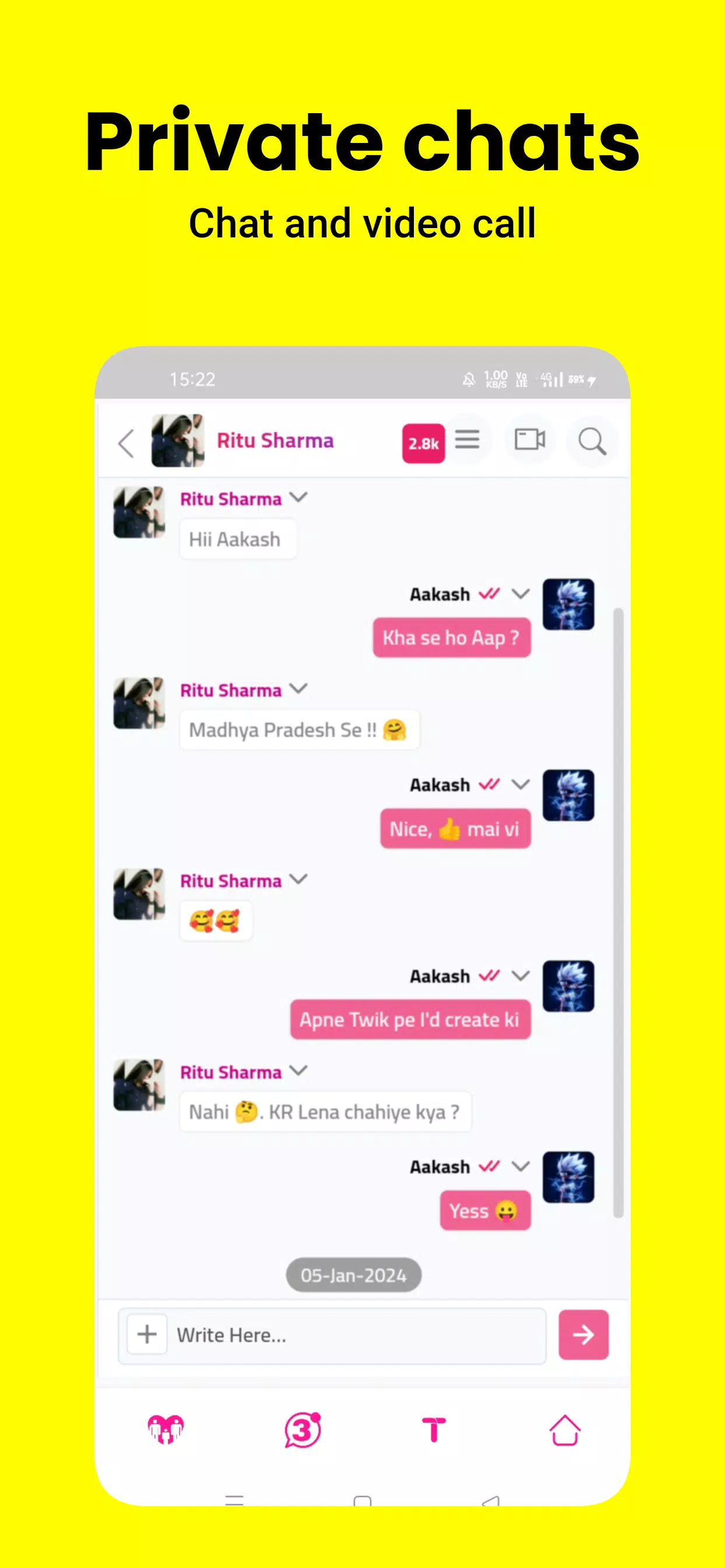 Ladki se baat karne wala App Screenshot 4 