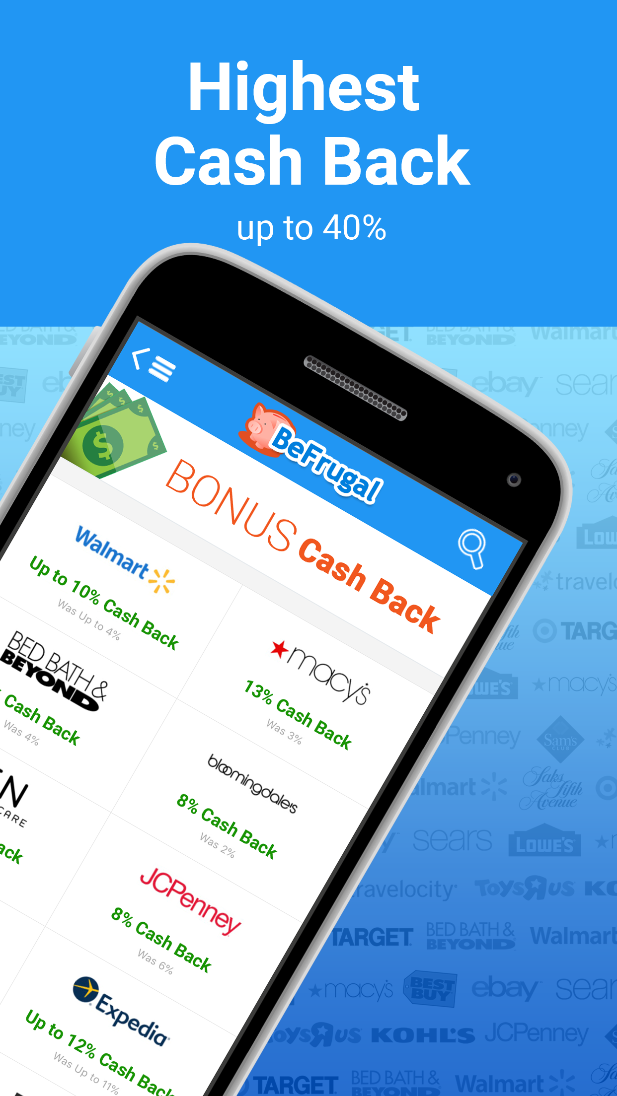 BeFrugal Cash Back & Coupons Screenshot 2 