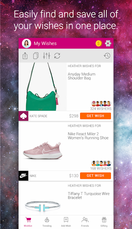 Wishfinity Screenshot 1 