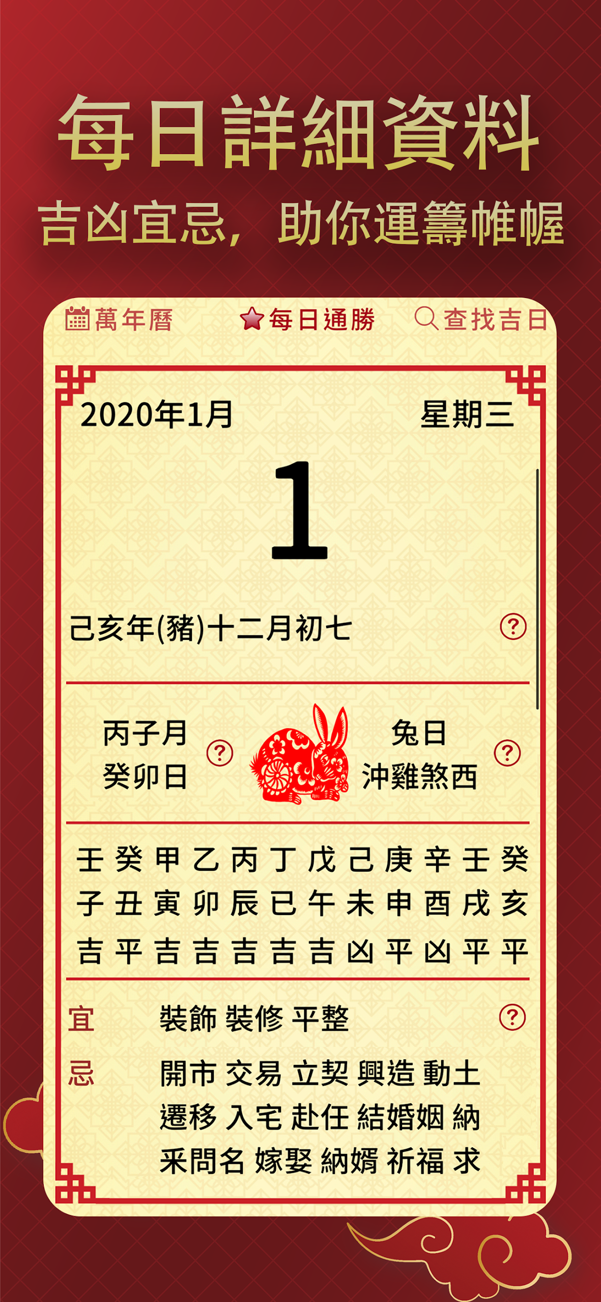 擇日通勝 - 萬年曆專家 Screenshot 5
