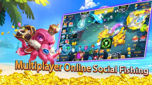 Gold Fishing-Arcade game Screenshot 2 