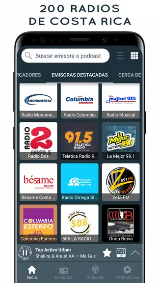 Radios de Costa Rica Online Screenshot 1 