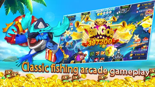 Gold Fishing-Arcade game Screenshot 1 