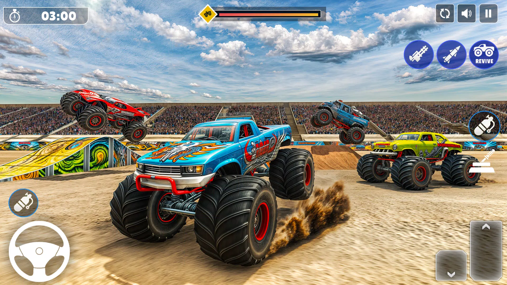Extreme Monster Truck 4x4 Game Screenshot 4