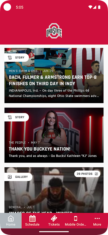 Ohio State Buckeyes Screenshot 1 