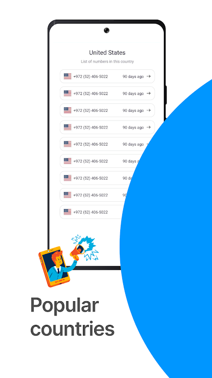 Receive SMS Online Temp Number Screenshot 2 